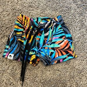 George hats multi colored swim trunks size 6-12